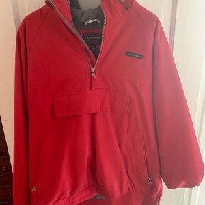 Lands End Squall M 38-40 Red Winter Coat